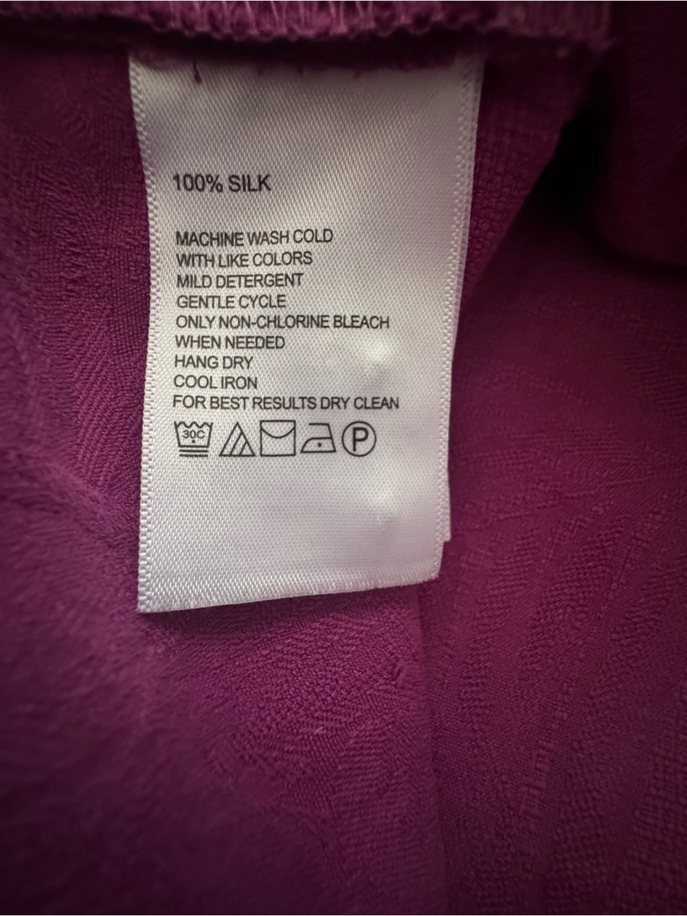 Tommy Bahama Short-Sleeve Button-Down Silk Shirt in Magenta Size XL - Picture 8 of 9